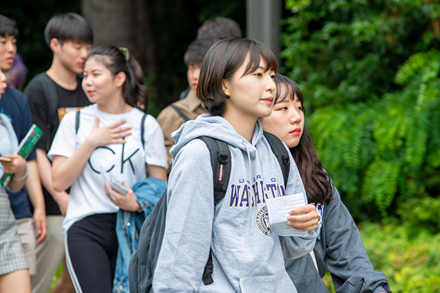international students campus